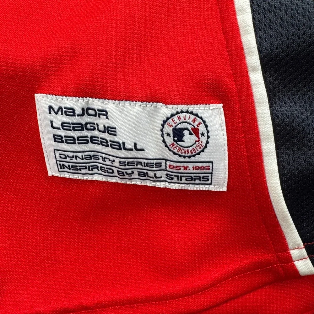 Dynasty MLB Los Angeles Angels Men‎ Red Jersey Vintage Y2K Size Large 42-44